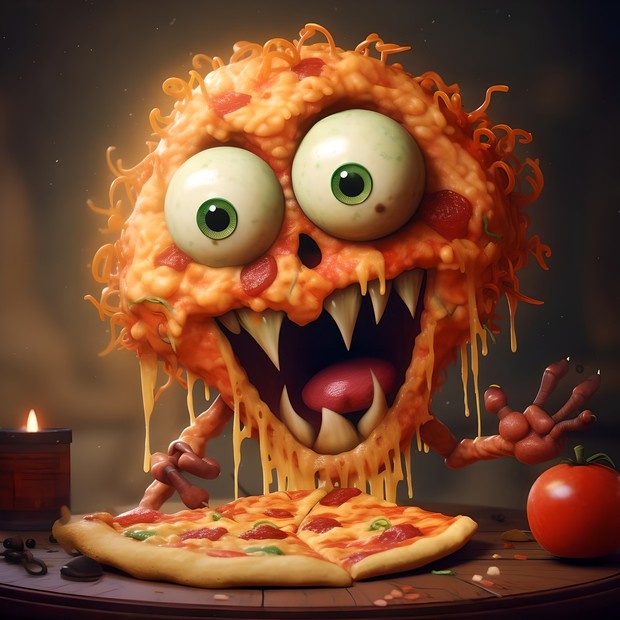 Купить Детская черная футболка Monster fast food